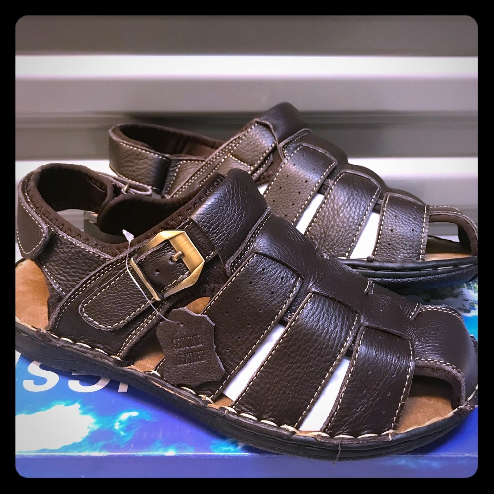MENS GENUINE LEATHER SANDALS
